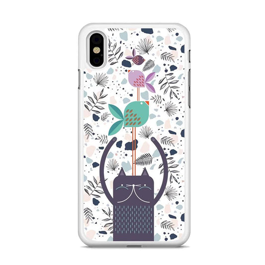 Cat Fish Ahead iPhone X Case-Oxvistore