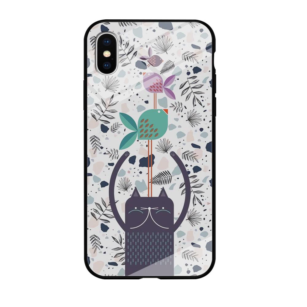 Cat Fish Ahead iPhone X Case-Oxvistore