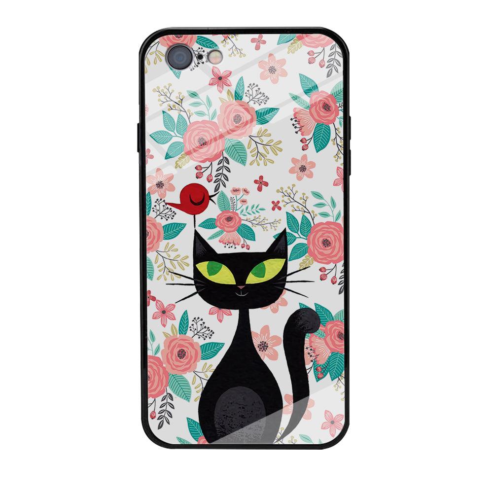 Cat, Flower and Bird iPhone 6 Plus | 6s Plus Case-Oxvistore