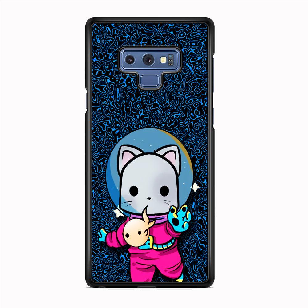 Cat Suit for Space Samsung Galaxy Note 9 Case-Tempered Glass Case-Oxvistore