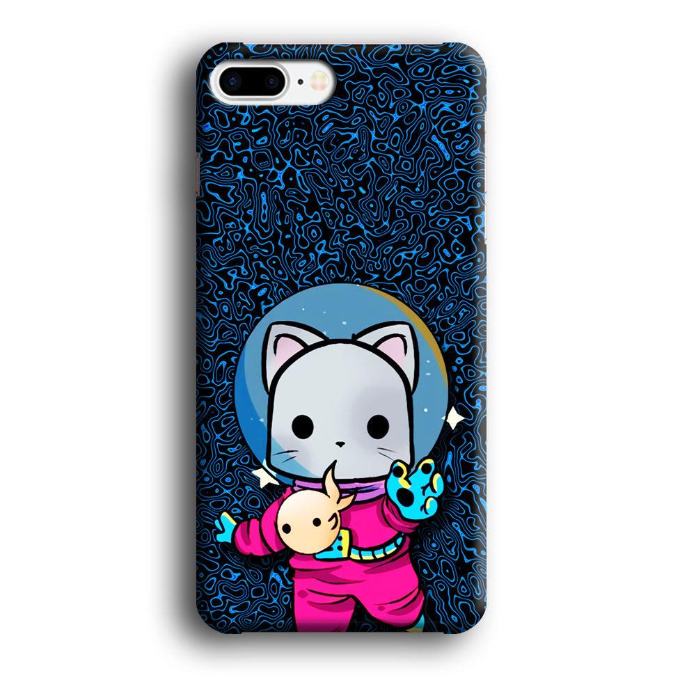 Cat Suit for Space iPhone 8 Plus Case-Oxvistore