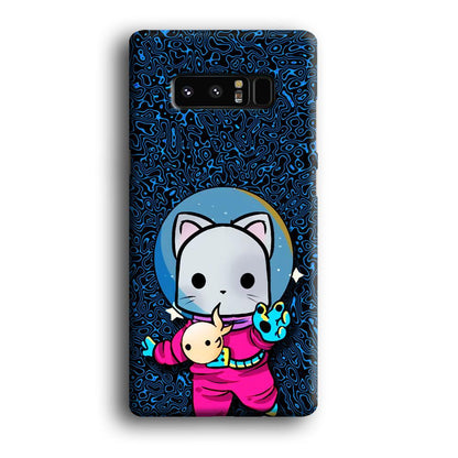 Cat Suit for Space Samsung Galaxy Note 8 Case-Oxvistore