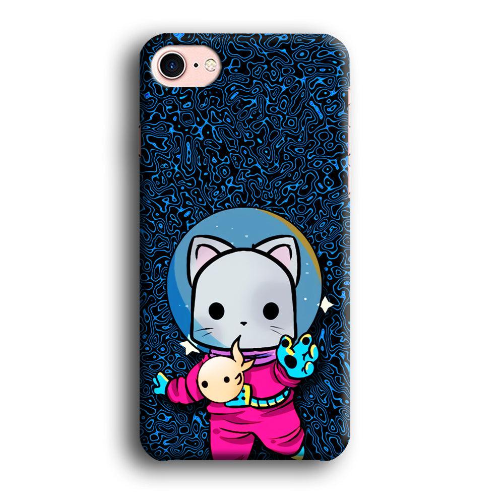 Cat Suit for Space iPhone 8 Case-Oxvistore