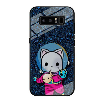 Cat Suit for Space Samsung Galaxy Note 8 Case-Oxvistore