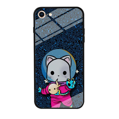 Cat Suit for Space iPhone 8 Case-Oxvistore