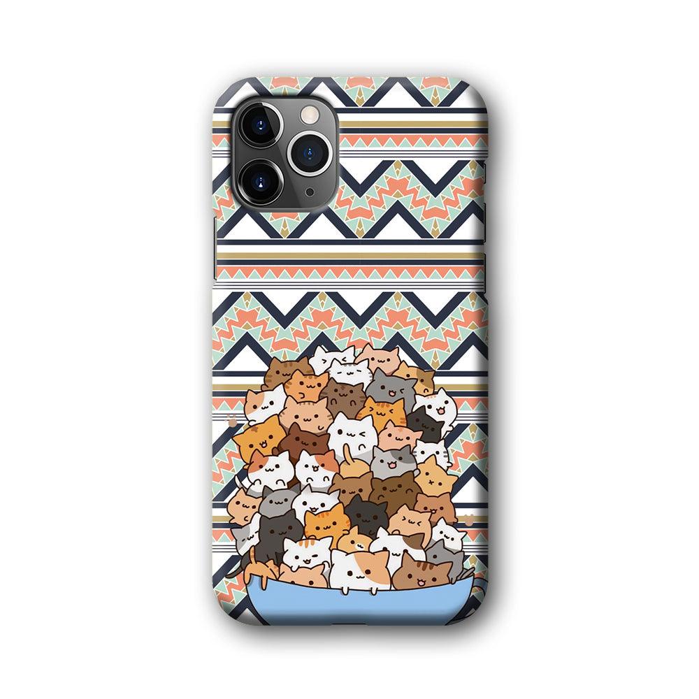 Cat a Cup of Festivity iPhone 11 Pro Max Case-Oxvistore