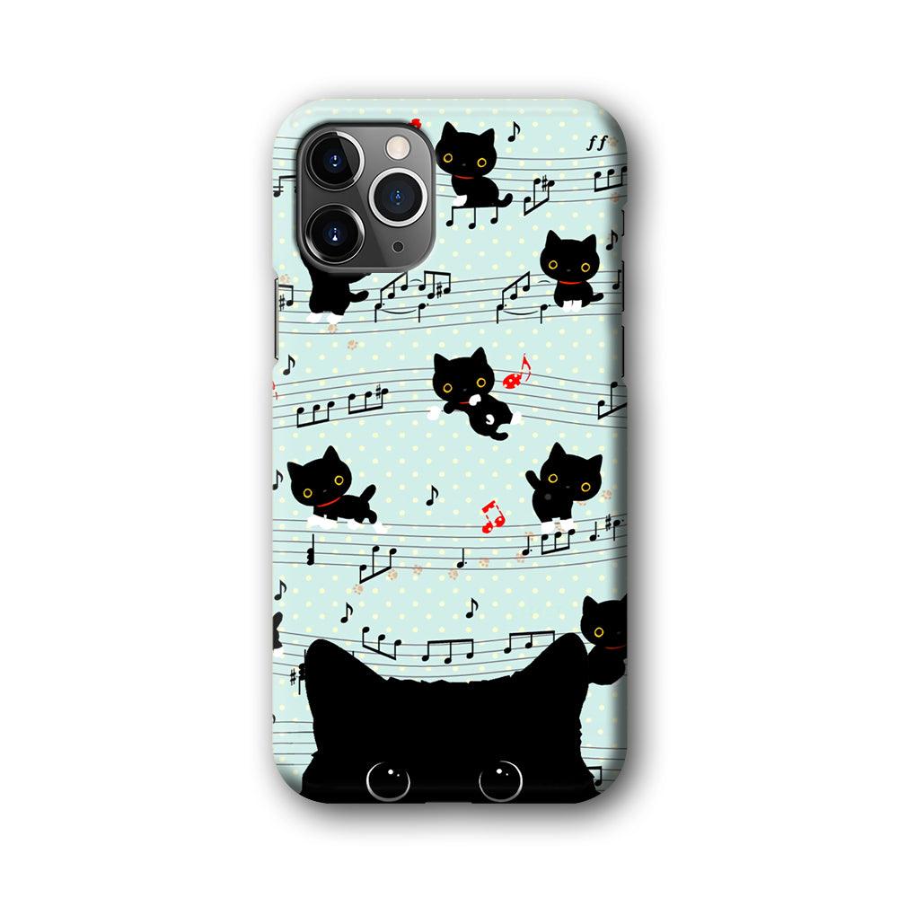 Cat in Black iPhone 11 Pro Max Case-Oxvistore