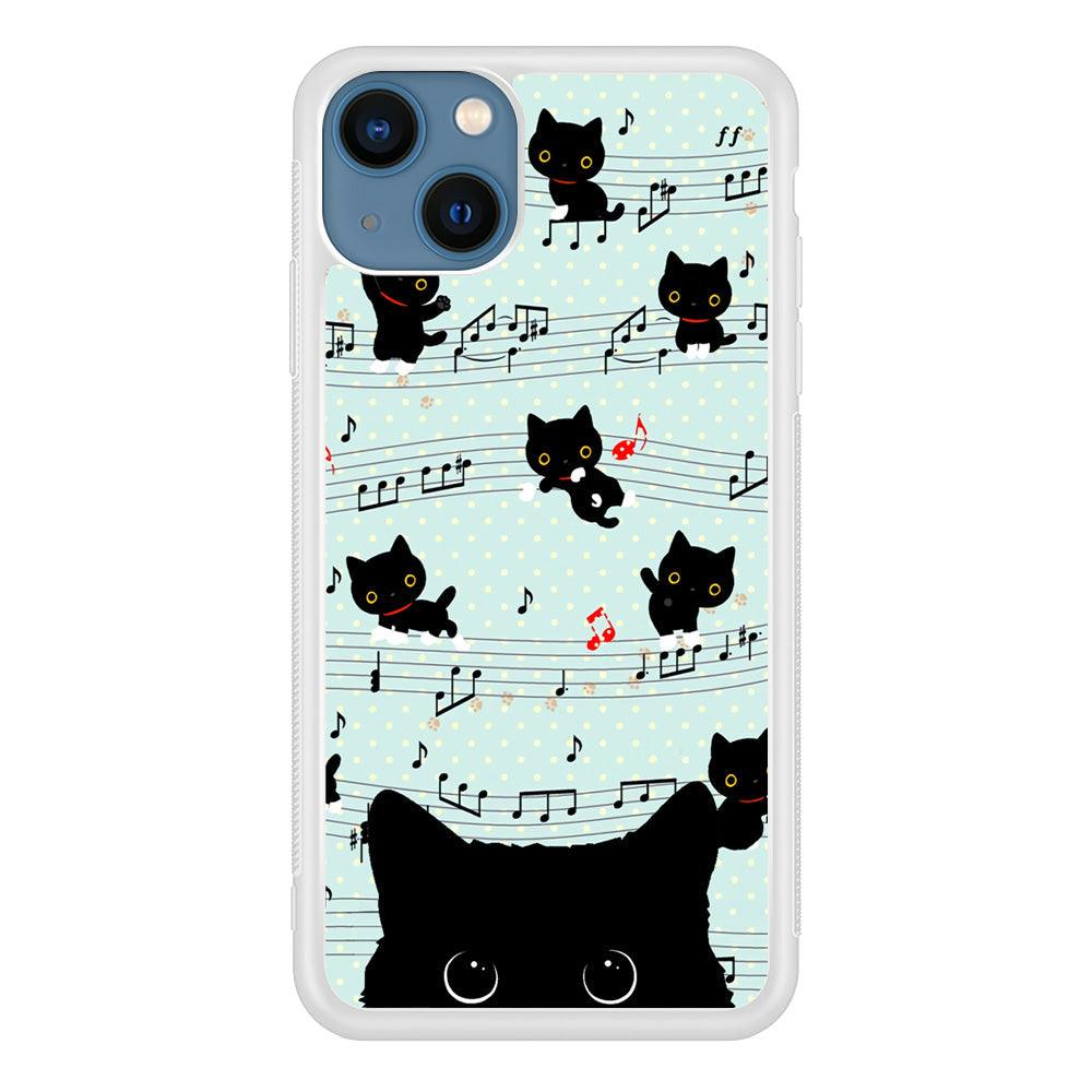 Cat in Black iPhone 13 Case-Oxvistore