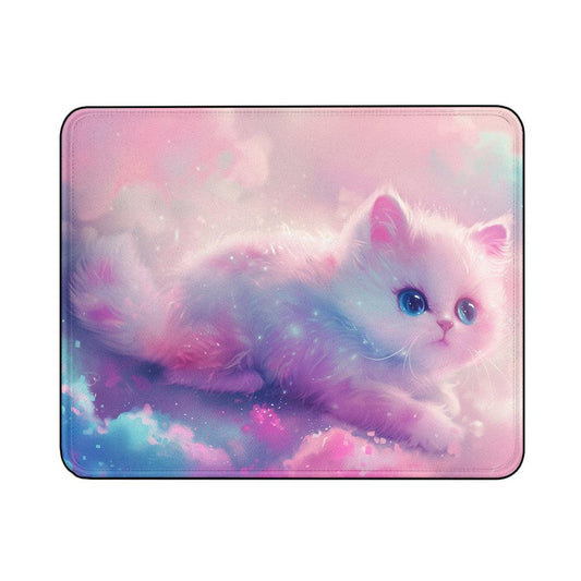 Cat in Dreamy Clouds Mouse Pads-18x21 CM-Oxvistore