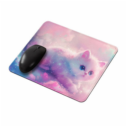 Cat in Dreamy Clouds Mouse Pads-Oxvistore