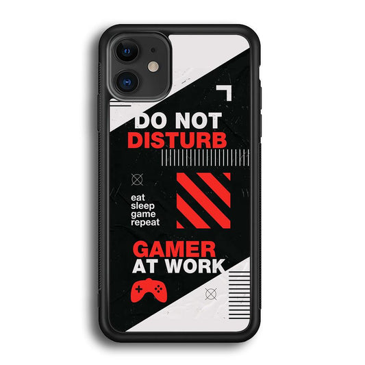 Caution and Do Not Disturb iPhone 11 Case-3D Case-Oxvistore