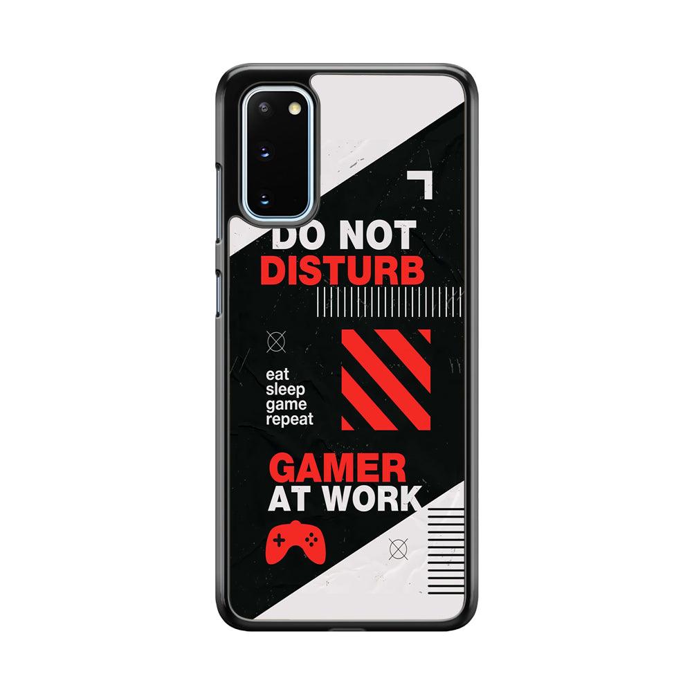 Caution and Do Not Disturb Samsung Galaxy S20 Case-Oxvistore