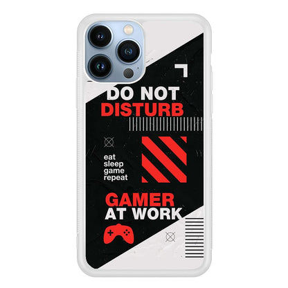 Caution and Do Not Disturb iPhone 13 Pro Case-Oxvistore