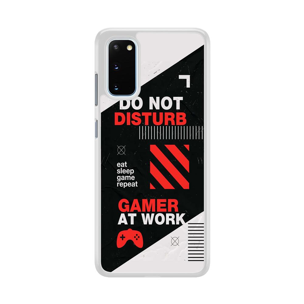 Caution and Do Not Disturb Samsung Galaxy S20 Case-Oxvistore