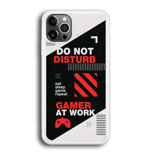 Caution and Do Not Disturb iPhone 12 Pro Max Case-Oxvistore