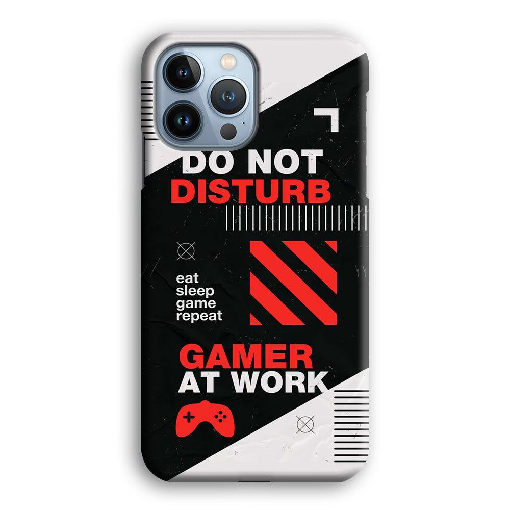 Caution and Do Not Disturb iPhone 13 Pro Case-Oxvistore