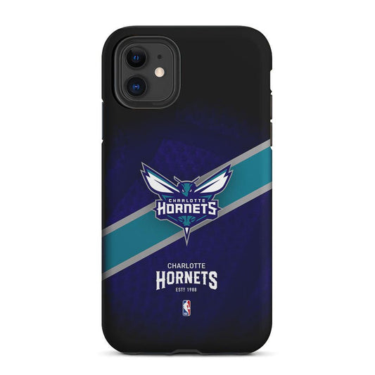 Charlotte Hornets Logo 2 in 1 Tough Phone Case-Oxvistore