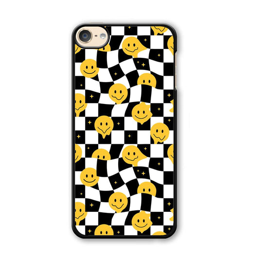 Checkmate with Smiley Pawn iPod Touch 6 Case-Plastic White (2D Case)-Oxvistore