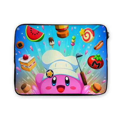 Chef Kirby Cute Kawaii Laptop Sleeve Protective Cover