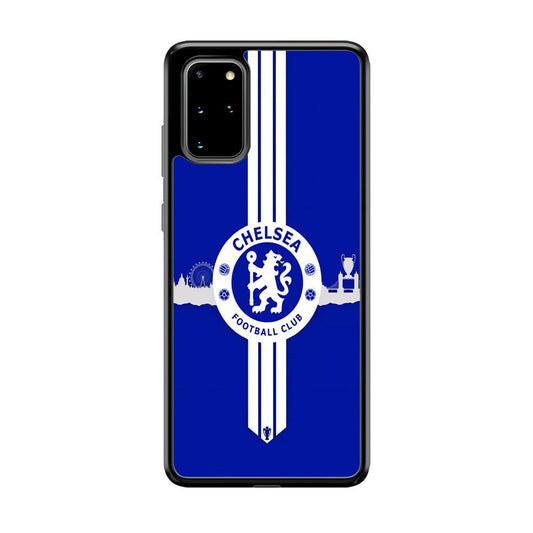 Chelsea Pride for The Town Samsung Galaxy S20 Plus Case-Rubber Black (2D Case)-Oxvistore