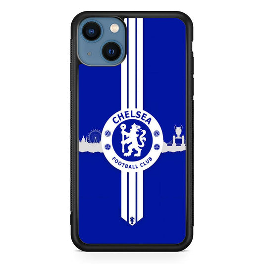 Chelsea Pride for The Town iPhone 15 Case-Rubber Black (2D Case)-Oxvistore