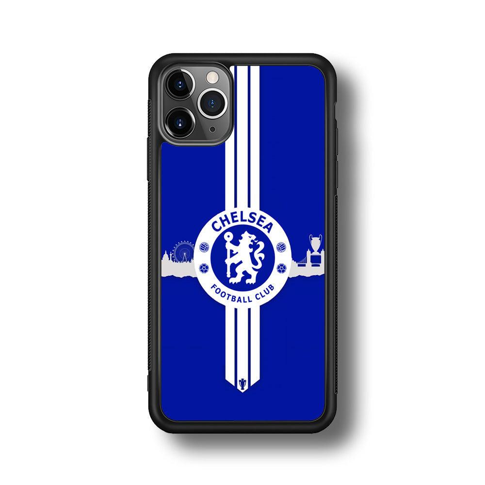 Chelsea Pride for The Town iPhone 11 Pro Max Case-Rubber Black (2D Case)-Oxvistore