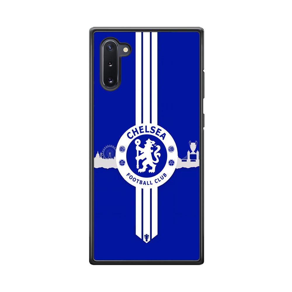 Chelsea Pride for The Town Samsung Galaxy Note 10 Case-Rubber Black (2D Case)-Oxvistore