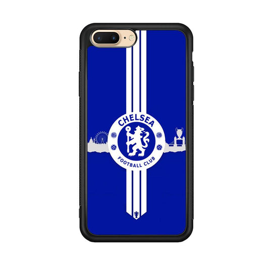 Chelsea Pride for The Town iPhone 7 Plus Case-Rubber Black (2D Case)-Oxvistore