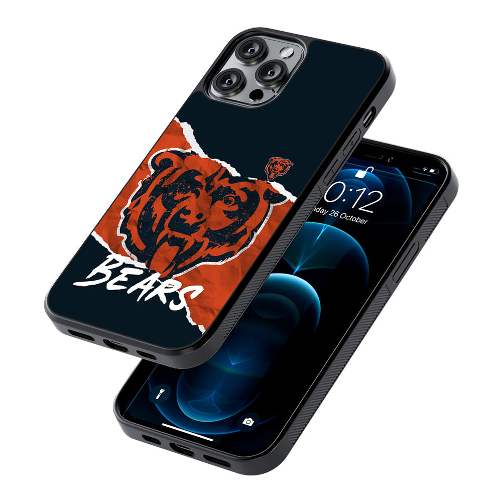 Chicago Bears Logo 2D Rubber Phone Case