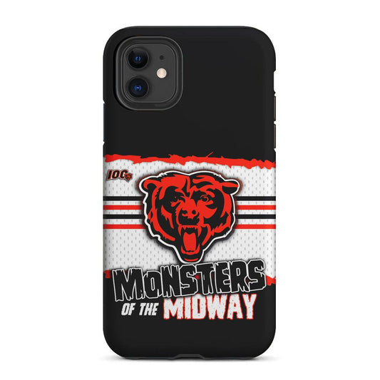 Chicago Bears Monsters Midway 2 in 1 Tough Phone Case-Oxvistore