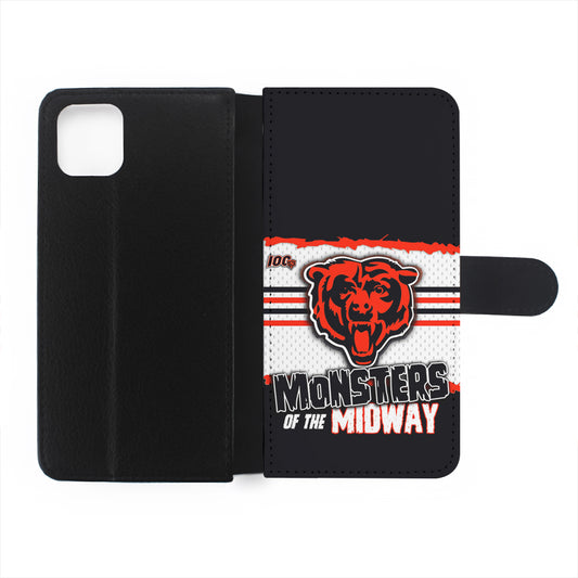 Chicago Bears Monsters Midway Flip Wallet Phone Case