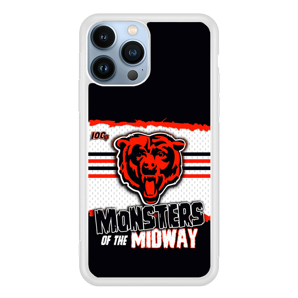 Chicago Bears Monsters Midway 2D Rubber Phone Case