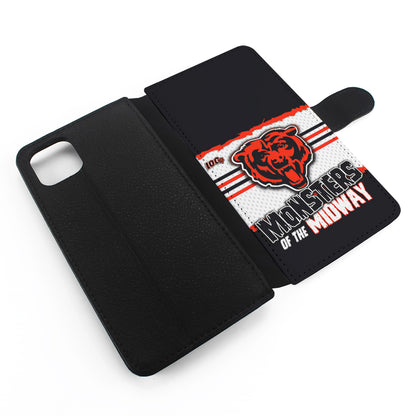 Chicago Bears Monsters Midway Flip Wallet Phone Case