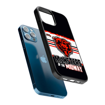 Chicago Bears Monsters Midway 2D Rubber Phone Case