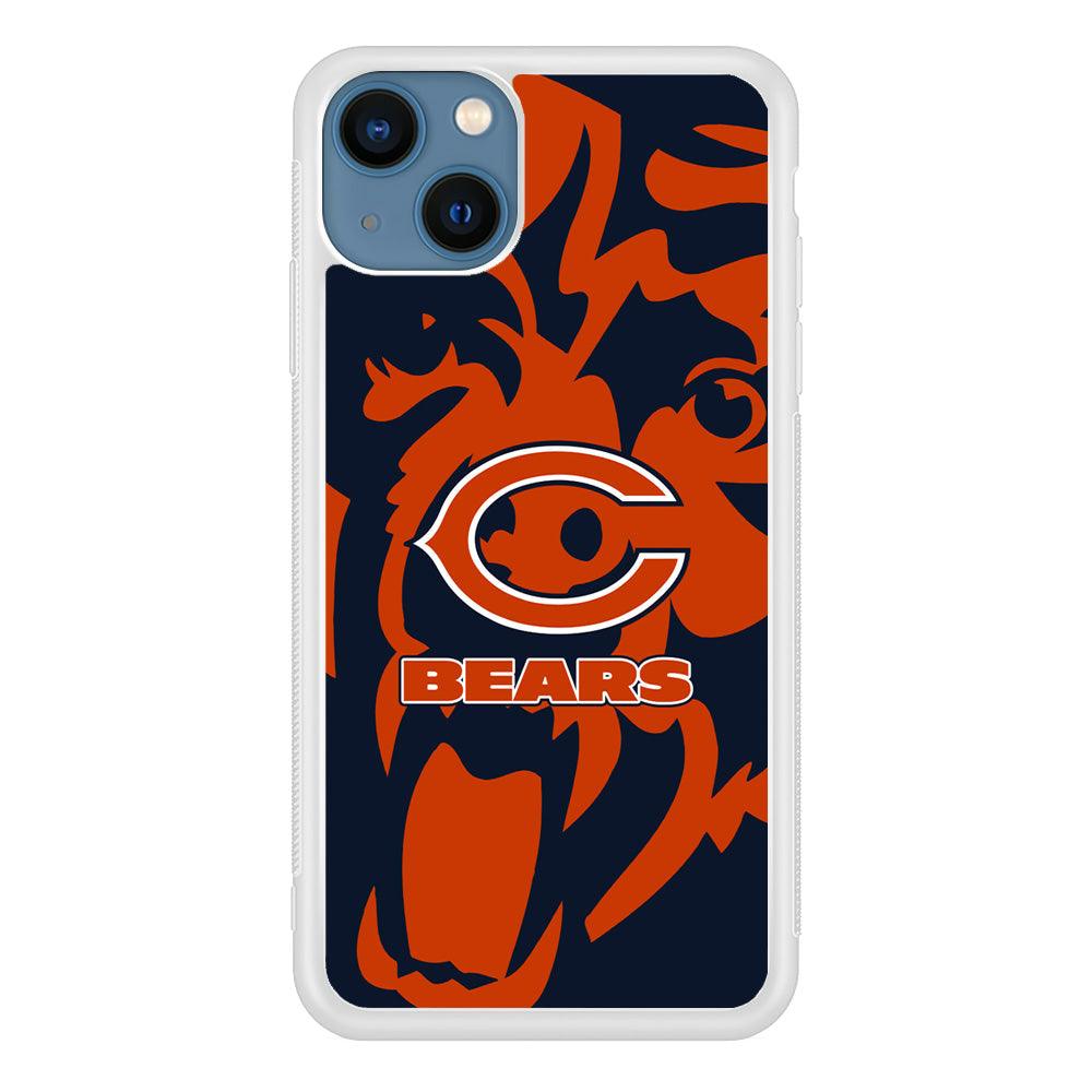 Chicago Bears Scream Silhouette iPhone 13 Case-Oxvistore