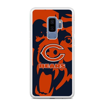 Chicago Bears Scream Silhouette Samsung Galaxy S9 Plus Case-Oxvistore