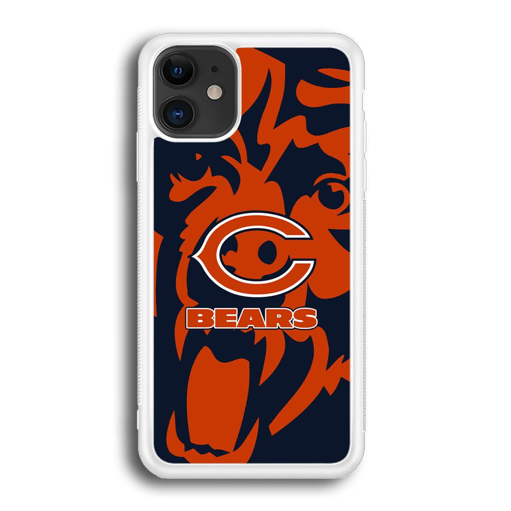 Chicago Bears Scream Silhouette iPhone 12 Case-Oxvistore