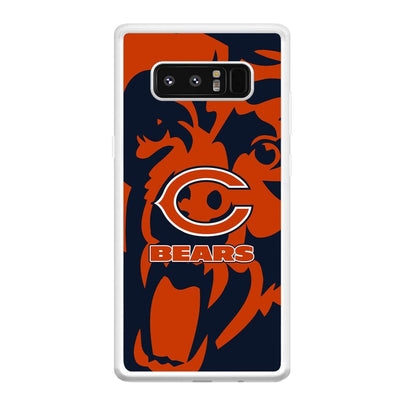 Chicago Bears Scream Silhouette Samsung Galaxy Note 8 Case-Oxvistore