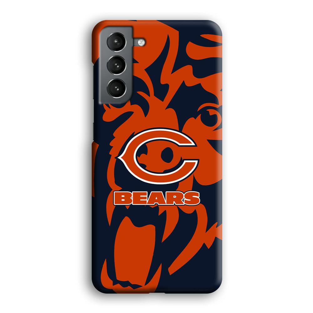 Chicago Bears Scream Silhouette Samsung Galaxy S21 Case-Oxvistore