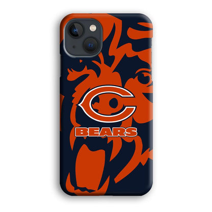 Chicago Bears Scream Silhouette iPhone 13 Case-Oxvistore