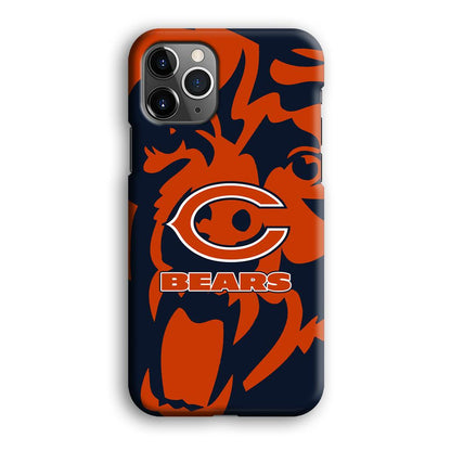 Chicago Bears Scream Silhouette iPhone 12 Pro Max Case-Oxvistore