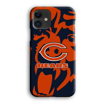 Chicago Bears Scream Silhouette iPhone 12 Case-Oxvistore