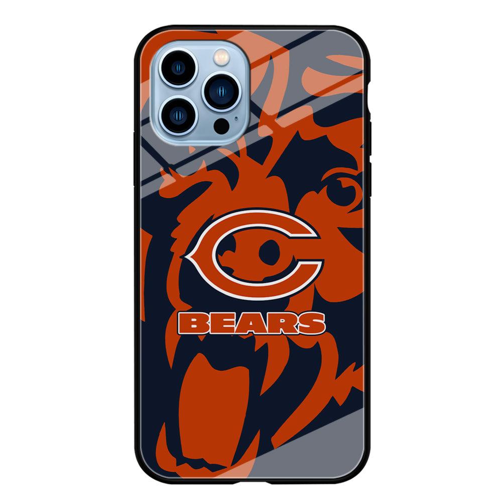 Chicago Bears Scream Silhouette iPhone 13 Pro Case-Oxvistore