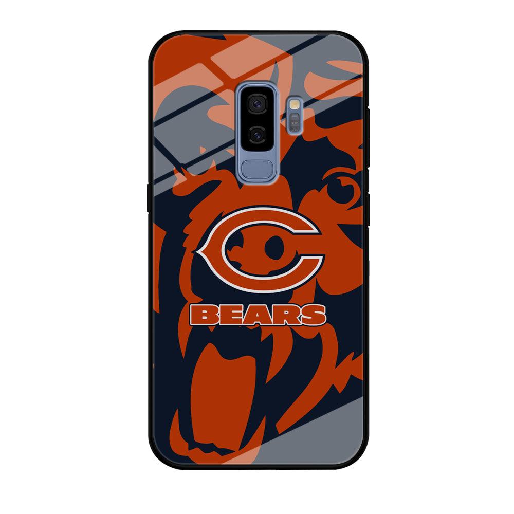 Chicago Bears Scream Silhouette Samsung Galaxy S9 Plus Case-Oxvistore