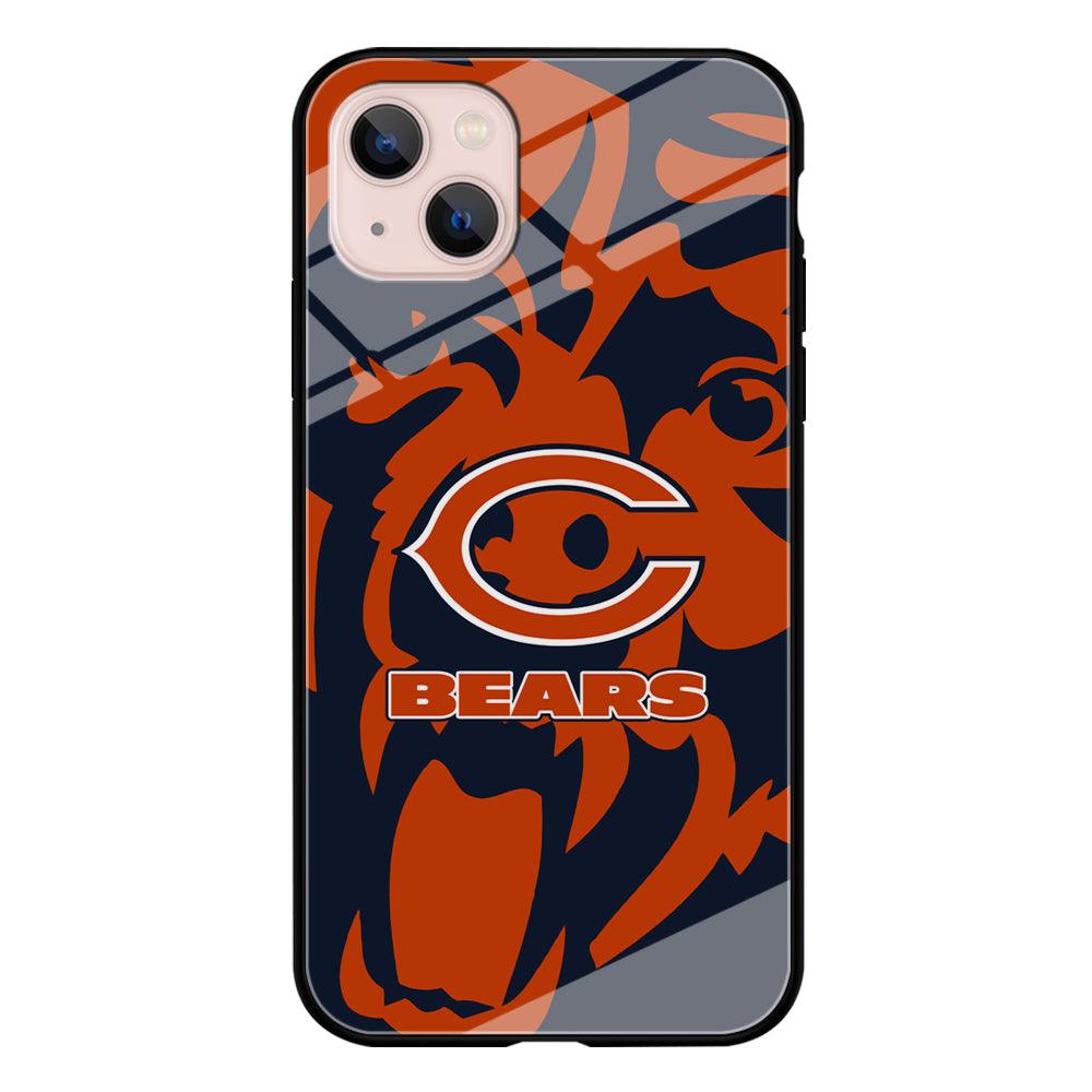 Chicago Bears Scream Silhouette iPhone 13 Case-Oxvistore