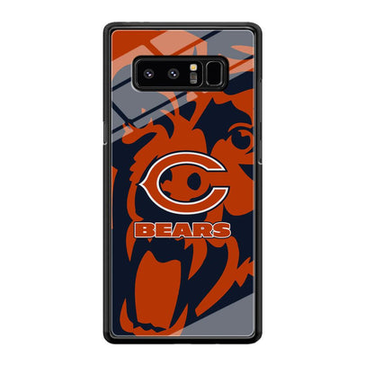 Chicago Bears Scream Silhouette Samsung Galaxy Note 8 Case-Oxvistore