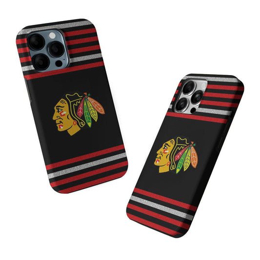 Chicago Blackhawks Logo 2 in 1 Tough Phone Case-Oxvistore