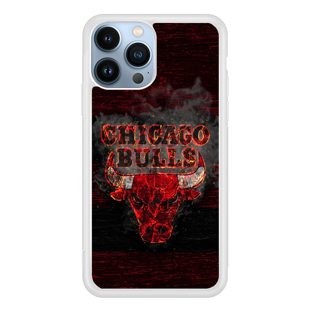 Chicago Bulls Burn 2D Rubber Phone Case