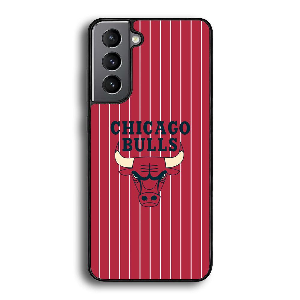 Chicago Bulls Extension of Passion Samsung Galaxy S22 Case-Rubber Black (2D Case)-Oxvistore