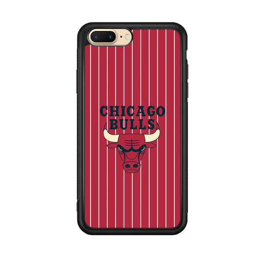 Chicago Bulls Extension of Passion iPhone 7 Plus Case-Rubber Black (2D Case)-Oxvistore